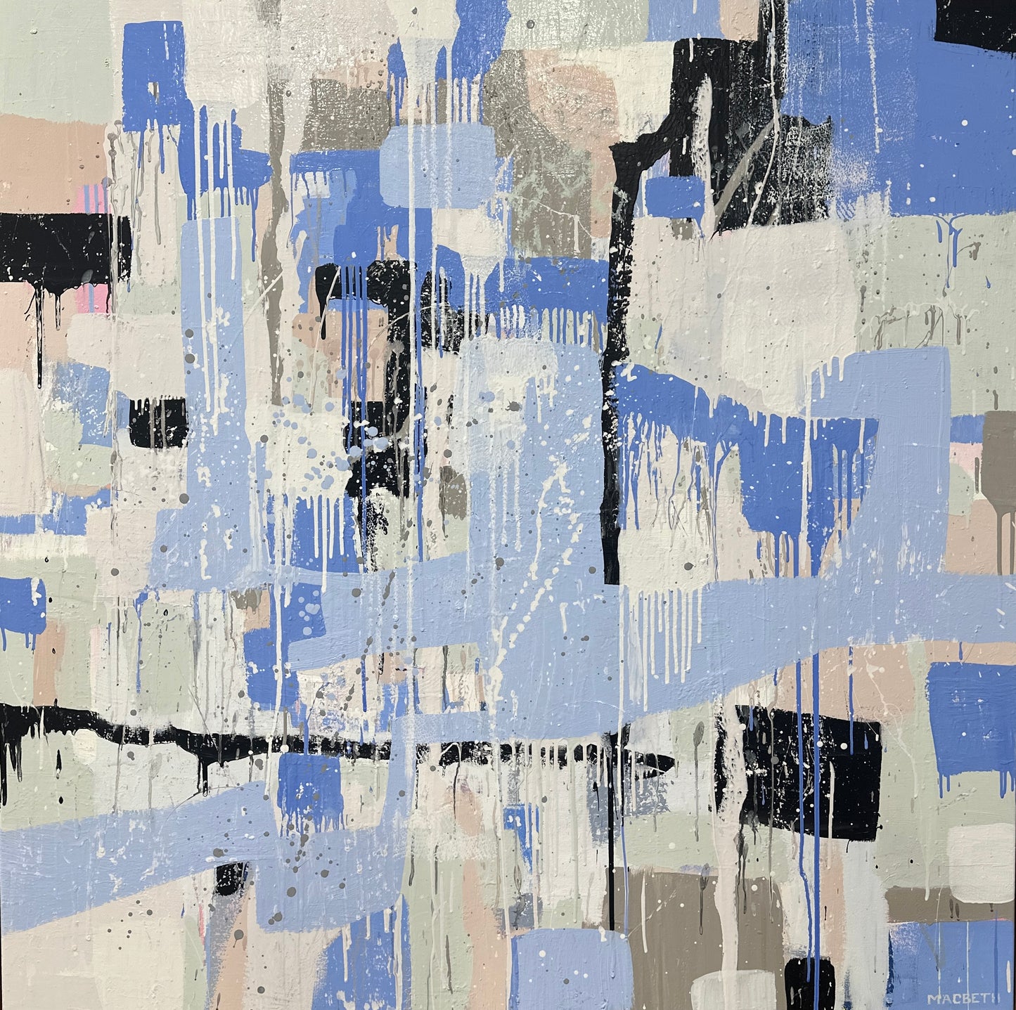 Blue weave 1.2m x 1.2m