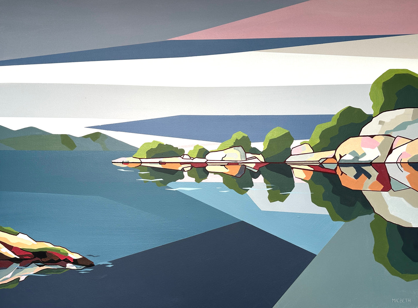 Self Reflection 1.2m x 0.9m