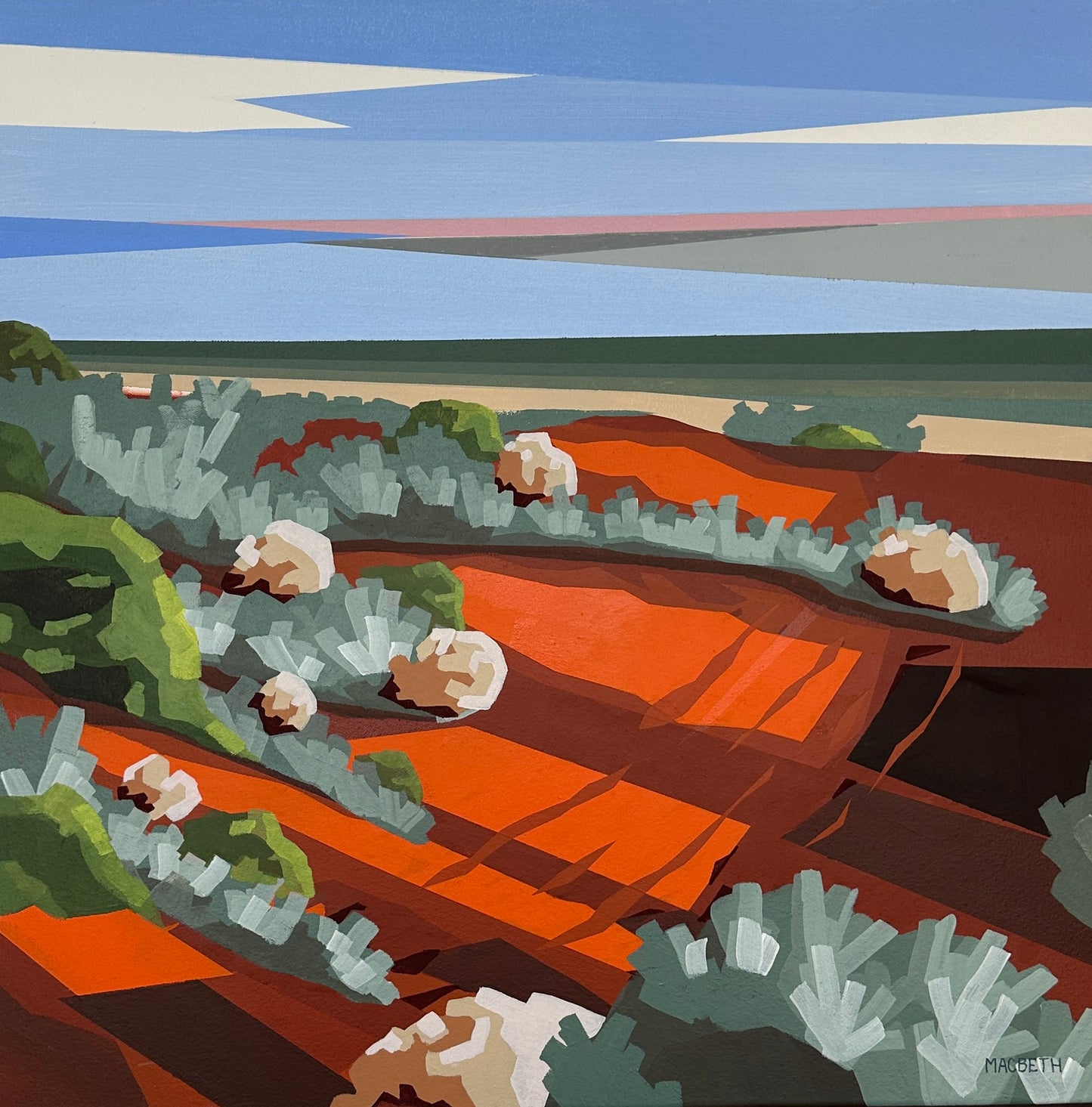 Red Centre 0.6m x 0.6m