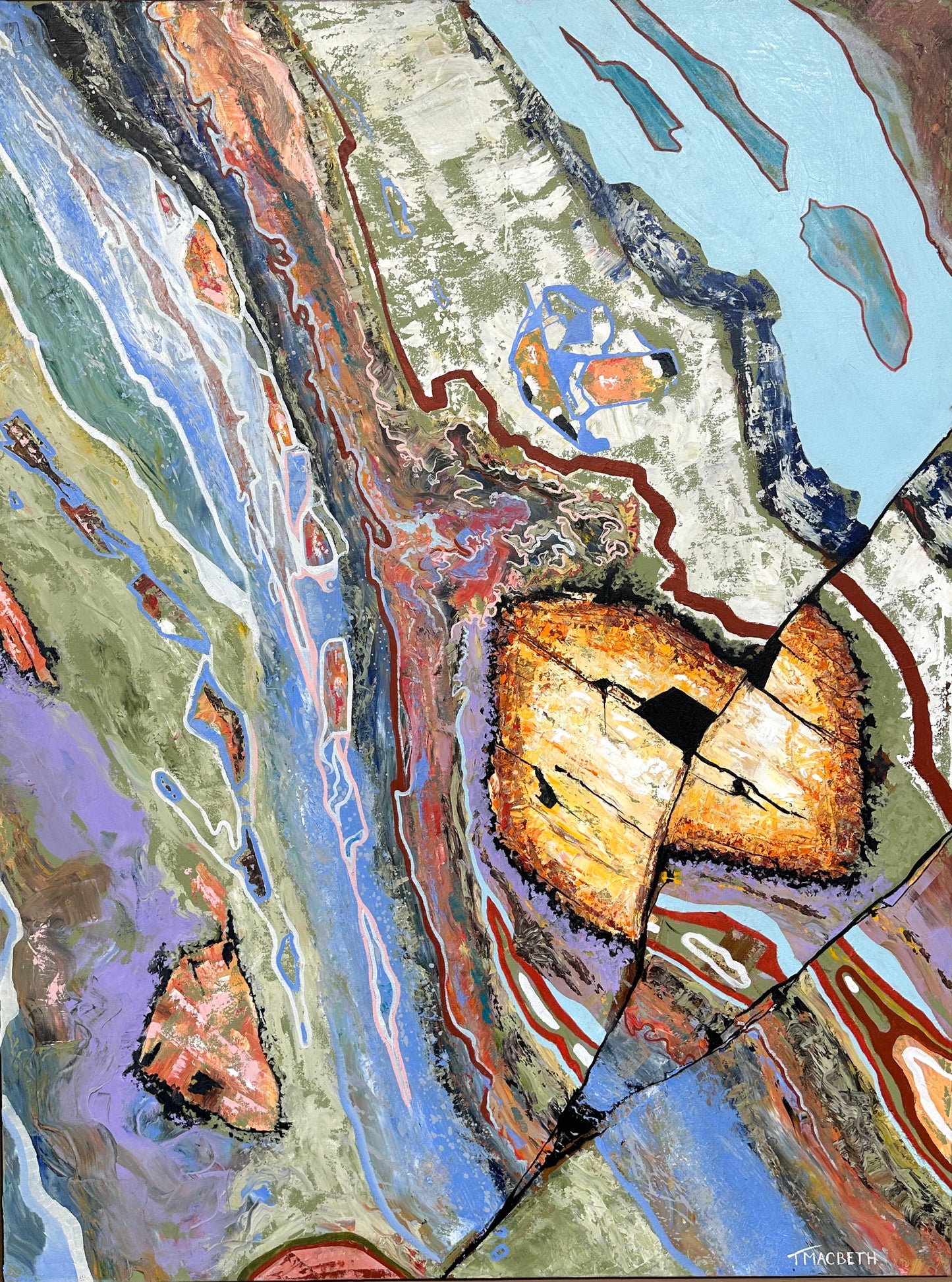 Geologique 0.9m x 1.2m