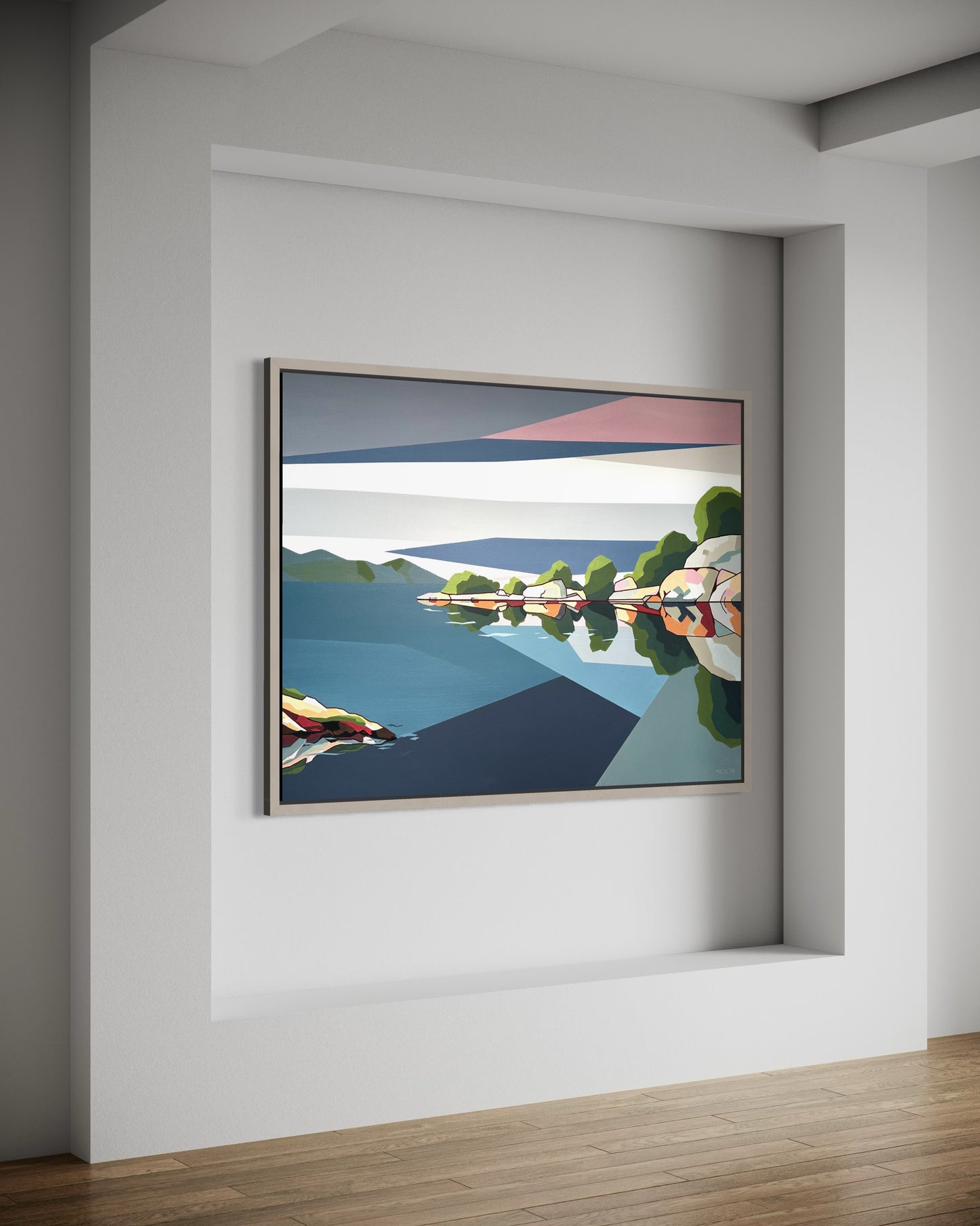 Self Reflection 1.2m x 0.9m