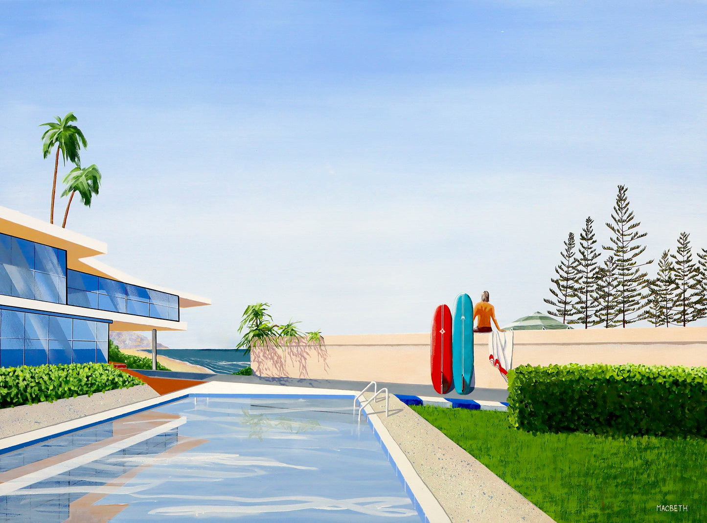 "Take a Dip" 1.2m x 0.9m