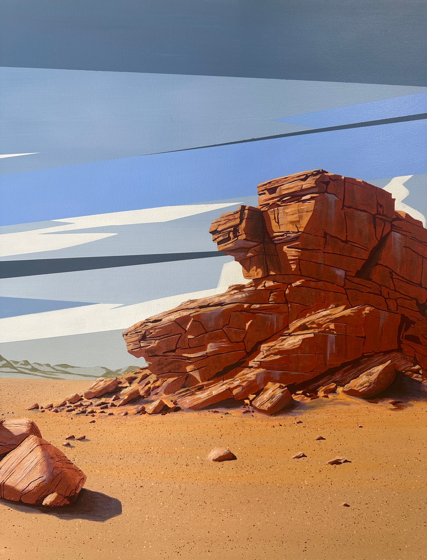 Outback outcrop 1.5m x 0.75m