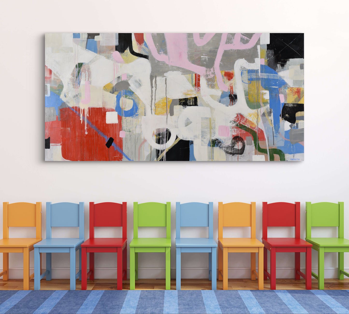 Urban Childhood 1.8m x 0.9m