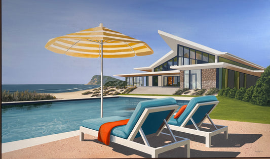 Walk on the beach anyone?  1.5m x 0.9m